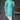 Cyan Silk Fabric Kurta Pyjama In Printed Work