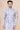 Printed Lavender Color Readymade Cotton Fabric Indo Western For Men