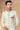 Beautiful Jacquard Fabric Readymade Indo Western For Men In White Color