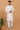 Sequins Embroidery Readymade Kurta Pyjama For Men In Cotton Peach Color