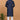 Stunning Navy Blue Color Readymade Men Kurta Pyjama