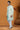Artistic Jacquard Silk Light Cyan Readymade Jacquard Work Men Indo Western For Wedding Wear