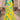 Elegant Georgette Floral Printed Saree in Yellow Color
