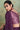 Radiant Purple Color Satin Crepe Saree With Contrast Blouse
