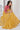 Embroidered Work On Chiffon Fabric Bewitching Saree In Yellow Color