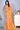 Radiant Orange Color Printed Chiffon Saree