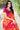 Orange Color Chiffon Fabric Daily Wear Printed Saree