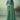 Printed Sea Green Color Chiffon Fabric Daily Wear Saree