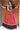 Elegant Printed Work On Cotton Fabric Lehenga In Red Color