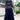 Incredible Embroidered Work On Georgette Fabric Navy Blue Color Sharara Suit
