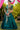 Dark Green Color Silk Fabric Vintage Wedding Look Lehenga