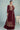 Eugeniya Belousova Maroon Color Georgette Fabric Adorming Function Wear Palazzo Suit
