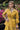 Exclusive Mustard Color Festive Wear Printed Top With Skirt In Art Silk Fabric