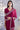 Magenta Color Satin Silk Fabric Zarkan Work Function Wear Saree With Same Color Blouse