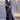 Satin Silk Fabric Zarkan Work Navy Blue Color Saree With Same Color Blouse