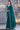 Art Silk Fabric Teal Color Zarkan Work Saree With Same Color Blouse