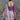 Winsome Brasso Work Lavender Color Organza Fabric Saree