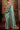 Fancy Work Cyan Color Fabulous Art Silk Fabric Saree