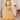Net Fabric With Embroidered Work Sangeet Wear Yellow Color Lehenga