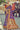 Amazing Border Work Purple Sangeet Wear Patola Style Silk Saree