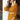 Georgette Fabric Glorious Shaded Gown In Mustard Color