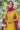 Karva Chauth Special Embroidery Work Yellow Color Art Silk Fabric Stylish Readymade Suit