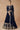 Persian Navy Blue Color Georgette Fabric Embroidered Readymade Long Anarkali Style Gown With Dupatta