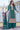 Teal Color Festive Wear Embroidered Palazzo Salwar Suit In Chinon Silk Fabric