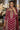 Art Silk Fabric Embroidered Function Wear Readymade Palazzo Salwar Kameez In Rani Color