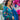 Muslin Fabric Festival Wear Mesmeric Gown With Dupatta In Cyan Color