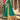 Weaving Work On Soothing Banarsi Style Silk Saree In Green Color