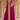 Georgette Fabric Function Wear Stylish Anarkali Suit In Rani Color