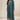 Nidhi Shah Teal Color Embroidered Suit In Georgette Silk Fabric