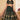 Art Silk Fabric Splendid Lehenga With Net Dupatta In Dark Green Color