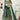 Dark Green Color Net Fabric Embroidery Work Reception Wear Lehenga