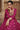Rani Color Embroidered Readymade Long Anarkali Style Gown With Dupatta