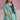 Festive Wear Embroidered Chiffon Fabric Straight Cut Suit In Teal Color