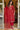 Red Color Festive Wear Embroidered Readymade Straight Cut Salwar Suit In Organza Fabric
