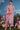 Pink Color Function Wear Embroidered Palazzo Salwar Kameez In Organza Fabric