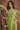 Cotton Fabric Office Wear Green Color Embroidered Kurti