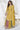 Chinon Silk Fabric Yellow Color Function Wear Readymade Designer Sharara Top Lehenga