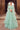 Net Fabric Embellished Embroidered Lehenga In Sea Green Color