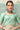 Net Fabric Sangeet Wear Vivacious Embroidered Lehenga In Sea Green Color