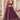 Glittering Sequins Work On Wine Color Net Fabric Sangeet Wear Readymade Lehenga