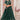 Beguiling Sequins Work On Sangeet Wear Net Fabric Readymade Lehenga In Dark Green Color