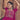 Vartika Singh Rani Color Fashionable Readymade Gown With Shrug In Chinon Silk Fabric