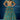 Cyan Color Organza Fabric Function Wear Printed Work Designer Lehenga