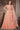 Net Fabric Peach Color Embroidered Work Elegant Anarklai Suit