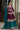 Georgette Teal Color Sangeet Wear Delicate Sharara Top Lehenga