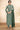 Appealing Sea Green Color Embroidered Cotton Fabric Function Wear Readymade Straight Cut Salwar Suit